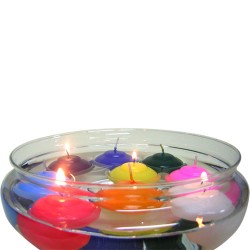 Velas Flotantes de Colores